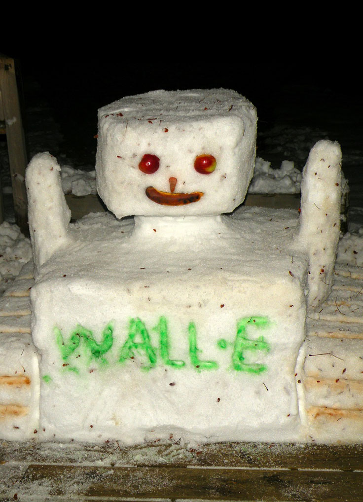 Snow things: Wall-e